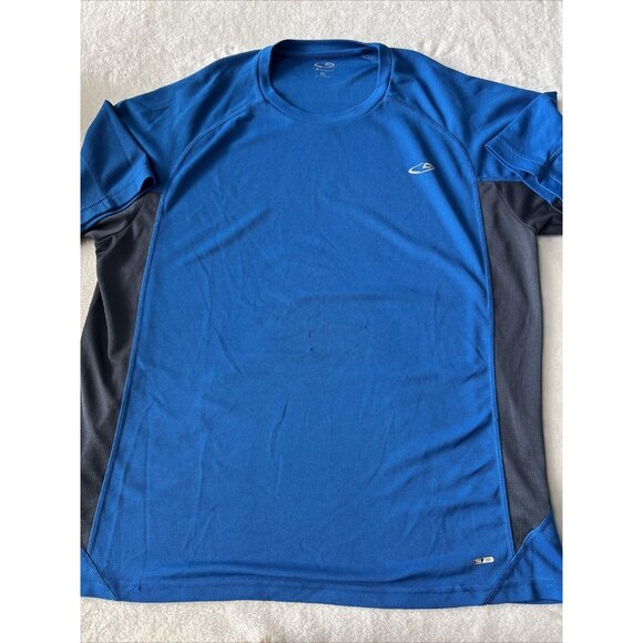 Bundle Of Mens Short Sleeve Performance T-Shirts Blue & Gray XL Polyester Spande - Picture 3 of 14